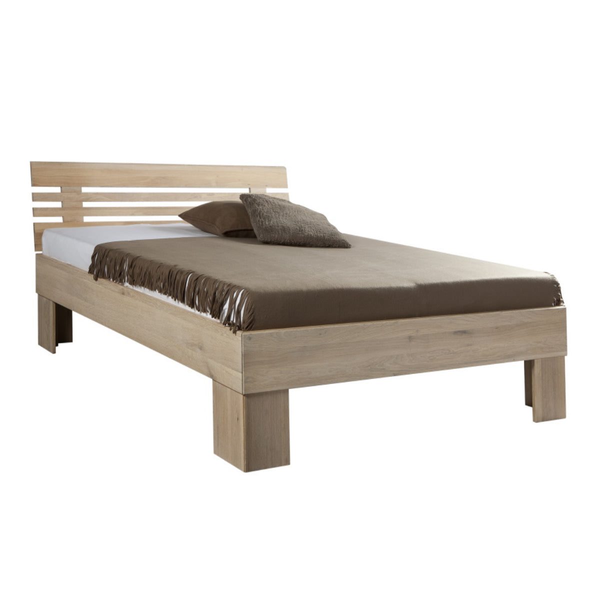 Eiche Massivholzbett Premium 01