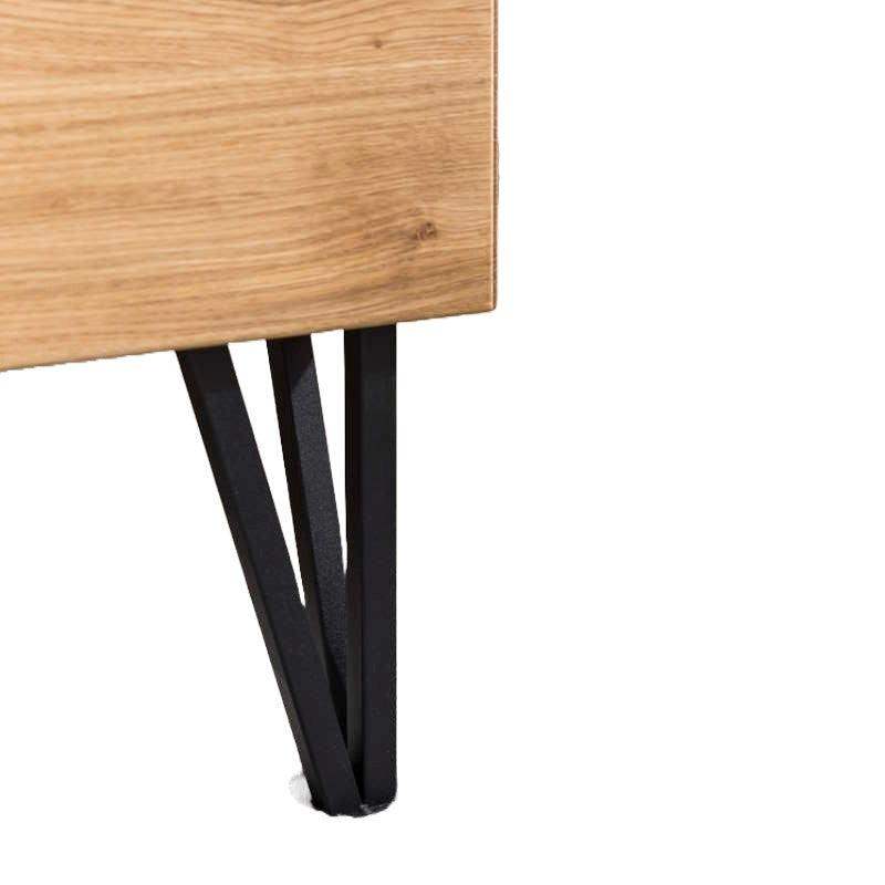 Wildeiche Massivholzbett