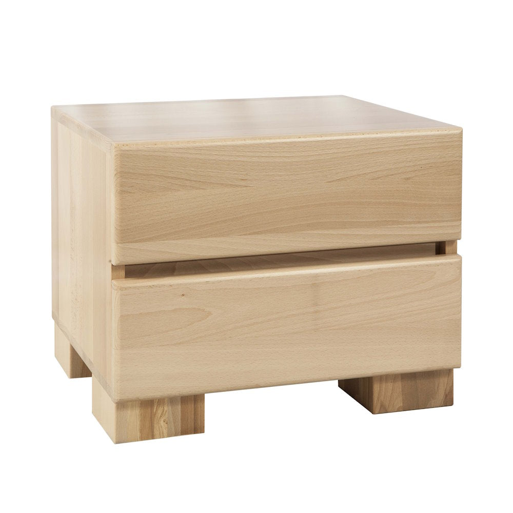 Nachtschrank Eiche/Buche massiv