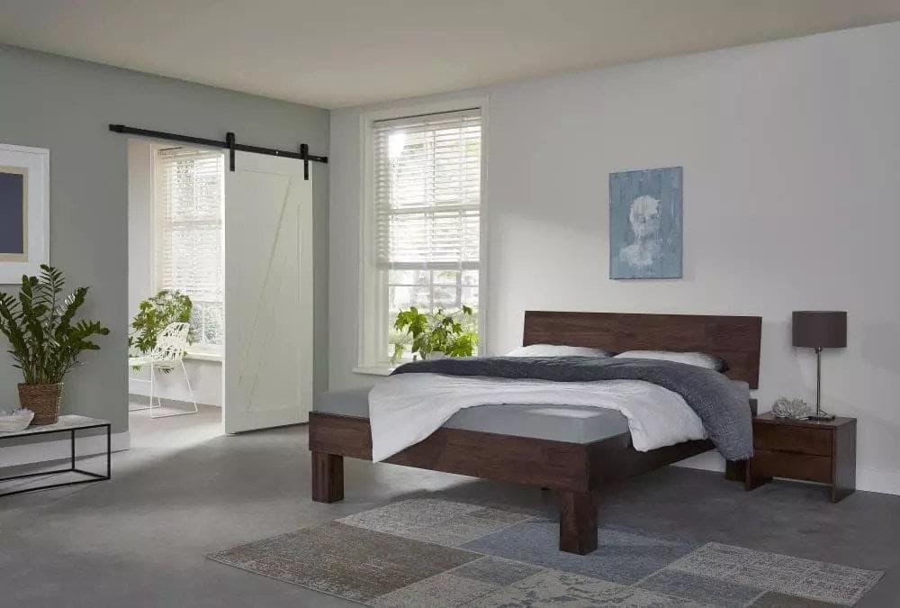 Massivholzbett Basic 01, Seniorengerecht, Comforthöhe 48 cm