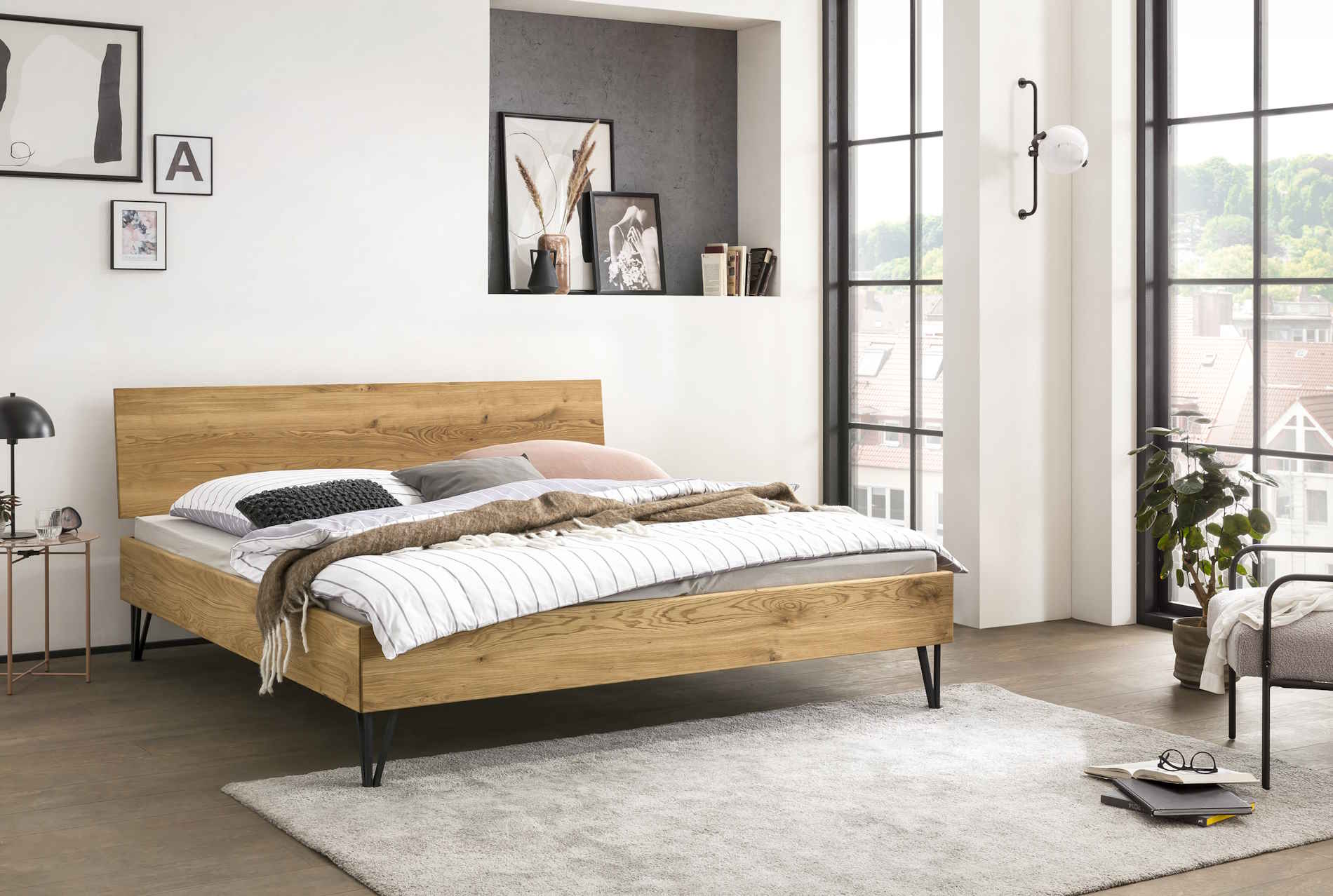 Massivholzbett Premium 04