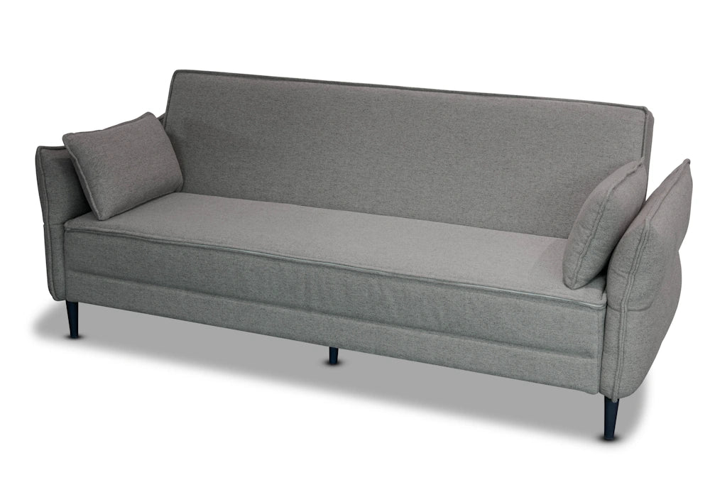 Schlafsofa mit verstellbaren Armlehnen, Dekokissen