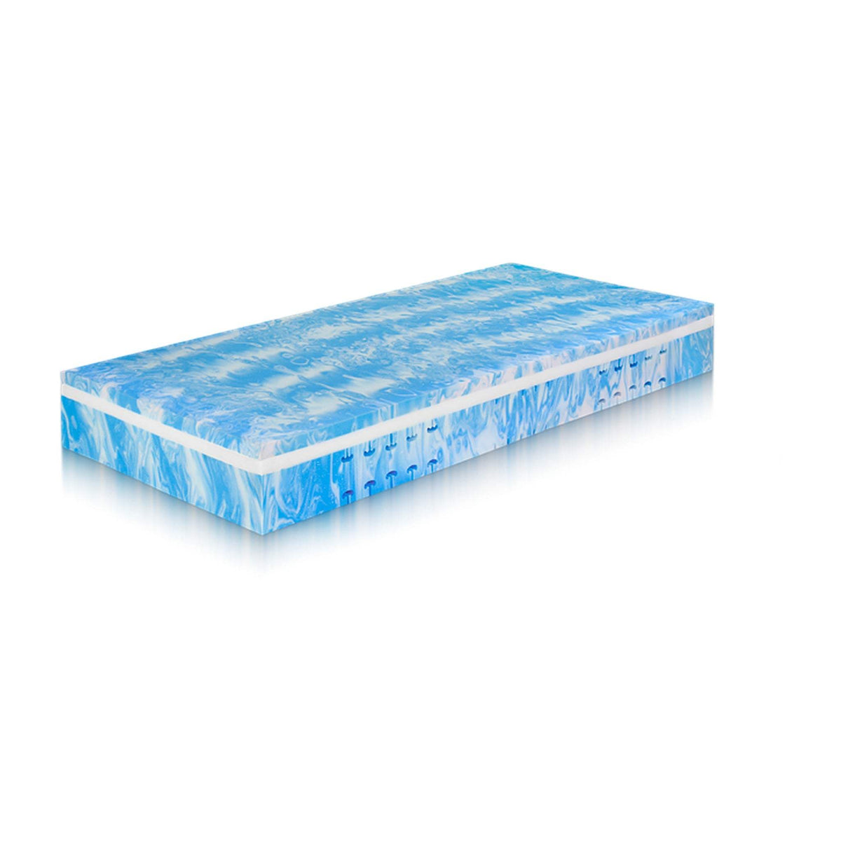 Gel-Visco-Kaltschaummatratze RG 45 – Kern ohne Bezug