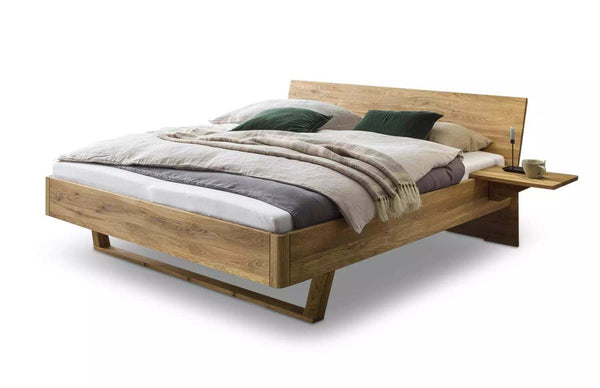 Wildeiche Massivholzbett